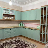 کابینت نئوکلاسیک سبز مغز پسته ای(خانه سبز)|مصالح و تجهیزات ساختمان|قم, بلوار امین و ساحلی|دیوار