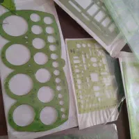 پرگار و اتود و شابلون معماری|لوازم التحریر|پرند, فاز ۰|دیوار