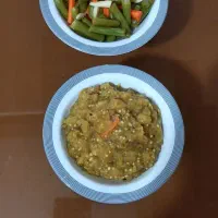 ترشی لیته دودی  و لوبیا