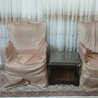 مبل ۷نفره همراه با روکش صندلی و عسلی در حد نو|مبلمان خانگی و میز عسلی|تهران, دردشت|دیوار