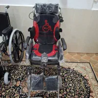 دو عدد ویلچر سی پی و ویلچر حمام