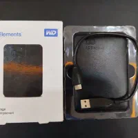 هارد ۱ ترابایت لپ‌تاپی همراه با باکس WD Elements