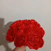 دسته گل روبانی|گل مصنوعی|خوی, |دیوار