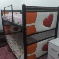 دوچرخه ۱۲ تخت خواب دو طبقه فلزی و تلویزیون ۲۹