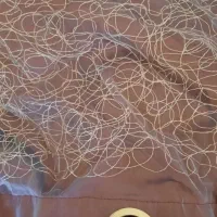 پرده حریر خامه دوزی با آستر|پرده، رانر، رومیزی|اصفهان, احمدآباد|دیوار