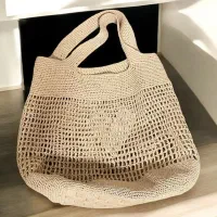 بافت انواع زنبیل حصیری با نخ رافیا