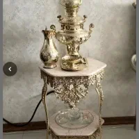 سماور زغالی میز آلیاژ تلفن