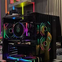 کیس نسل ۱۳ آکواریومی/ گرافیک Msi rx 5500xt