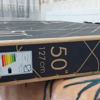 تلویزیون سینگل ۵۰ اینج بسته بندی باز نشده