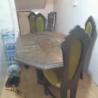 میز غذا خوری چوب راش