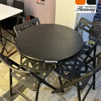 میز گرد /فایبر/ضدآب/ نیکا با کیفیت بالا