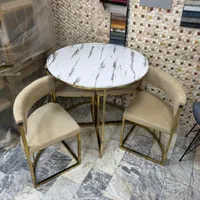 میزناهاخوری فلزی کمجا پشت ‌پارچه راحتی|میز و صندلی غذاخوری|کرمانشاه, |دیوار