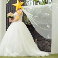 لباس عروس باکس دوزی شده|لباس|صومعه‌سرا, |دیوار