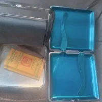 سیگار پیچ قدیمی و جا سیگاری