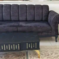 مبل 3نفره چستر تخت شو 1عددمبل تکی میز وسط