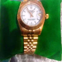 ساعت زنانه Rolex طلایی کوارتز