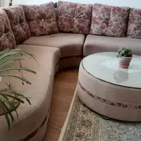 مبل ال اسکلت فلزی در حد نو|مبلمان خانگی و میز عسلی|سلماس, |دیوار