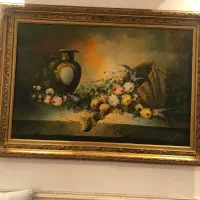 دو عدد نقاشی قدیمی ۱در ۱/۵  با قاب چوبی|تابلو، نقاشی، عکس|تهران, جهاد|دیوار