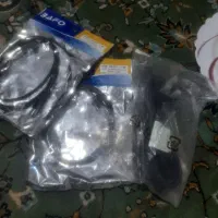 کابل لپ تاب و سه عدد کابل یواس بی اسکنر و پرینتر