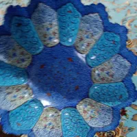 جا میوه ای مسی کلکسیونی|کلکسیون اشیاء عتیقه|لاهیجان, شقایق|دیوار