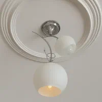 لوستر طرح مدرن دوشعله