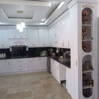 نقاشی ساختمان .رنگ کابینت نئوکلاسیک .کناف