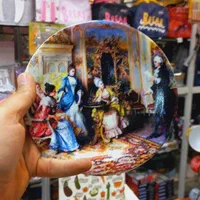 بشقاب دیوارکوب قطر ۱۶ سانت طرح ایتالیا(گالری شیوا)|تابلو، نقاشی، عکس|مشهد, کوه سنگی|دیوار