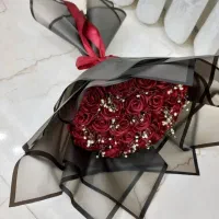 گل ربانی شاخه ای ۲۰|گل مصنوعی|قم, نخودی|دیوار