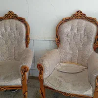 مبل استیل چوب راش ۷نفره|مبلمان خانگی و میز عسلی|مشهد, زیرکن|دیوار