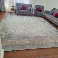فرش ۱۲ متری  ۱۲۰۰ شانه و کناره ست و هم رنگ