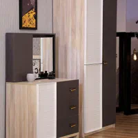میزآرایش دراورکشوداروقاب آینه سنا مدل سیتی  تخفیف
