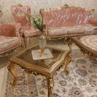 مبلمان استیل شیک با غذاخوری ۸نفره نو (برند دقت)