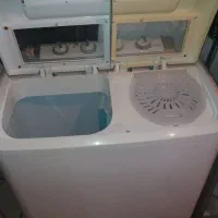 لباسشویی دوقلو تمیز ۱۲ کیلیویی|ماشین لباسشویی و خشک‌کن لباس|پاکدشت, پاکدشت (مامازند)|دیوار