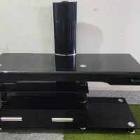 میز تلویزیون شیشه ای