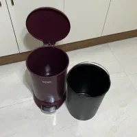 سطل زباله پدالی/جارو دسته بلند/جای سیب زمینی لیمون|لوازم نظافت|قزوین, |دیوار