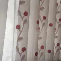 پرده حریر صورتی|پرده، رانر، رومیزی|خمینی‌شهر, |دیوار