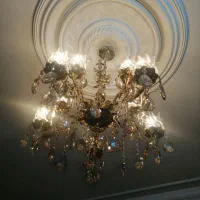 لوستر برنج 10 شعله