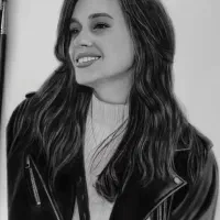 طراحی چهره سیاهقلم|تابلو، نقاشی، عکس|نیشابور, امین اسلامی|دیوار