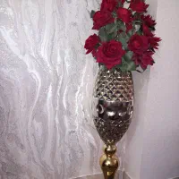 ۱۵شاخه گل رز باگلدان