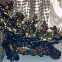 کاروان اسب|مجسمه، تندیس، ماکت|تهران, والفجر (افسریه)|دیوار