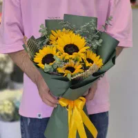 دسته گل آفتابگردان کد ۱۴۰۲ گلاریس