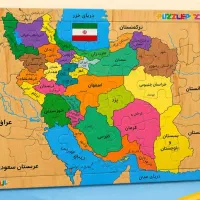 نقشه ایران پازل