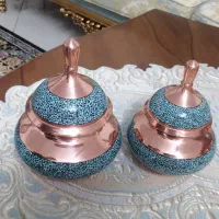 ظروف فیروزه کوبی آقاجانی زیر قیمت کارخانه