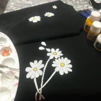 نقاشی روی مقنعه