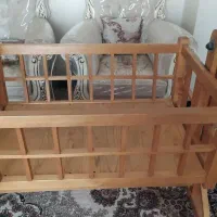 گهواره چوبی سفارشی|اسباب و اثاث بچه|قوچان, |دیوار