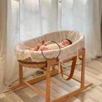 گهواره دسته چرمی مدل لوکس دلکیدز