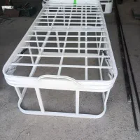 کفی تخت خواب جکدار وساده و ثابت فلزی و زیر تشکی|تخت و سرویس خواب|پاکدشت, پاکدشت (مامازند)|دیوار