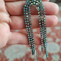 گوشواره های مجلسی وپابندیادستبندو2عددتل دخترانه|زیورآلات و اکسسوری|قم, مهر آباد|دیوار