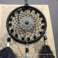 آویز آینه ماشین دریم کچر مشکی