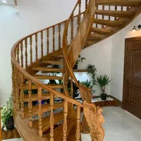 پله،پله گرد، پله پیچ.